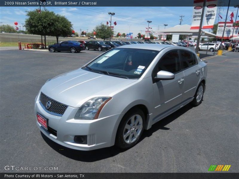 Brilliant Silver / Charcoal 2009 Nissan Sentra 2.0 SR