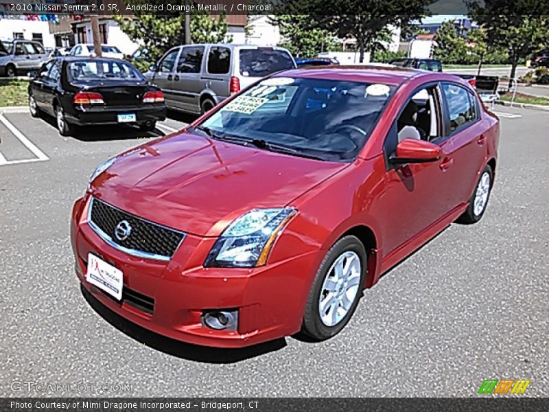 Anodized Orange Metallic / Charcoal 2010 Nissan Sentra 2.0 SR