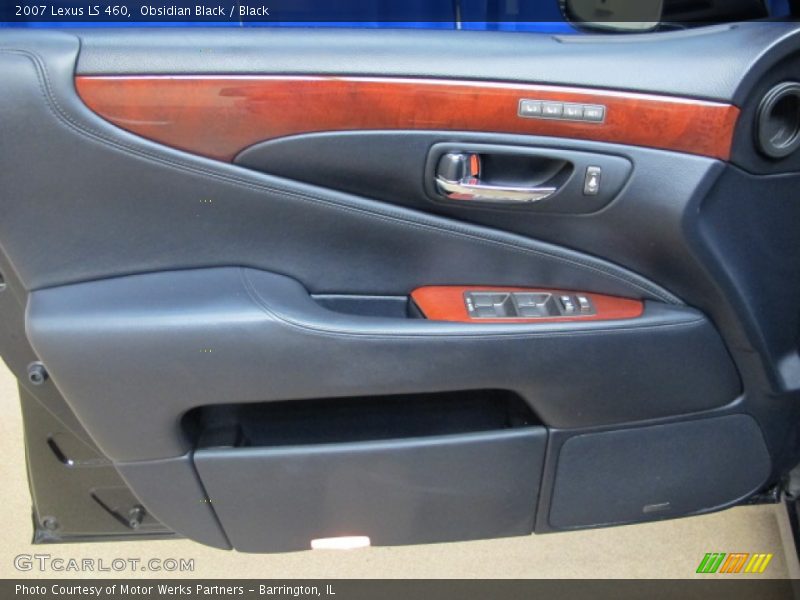 Obsidian Black / Black 2007 Lexus LS 460