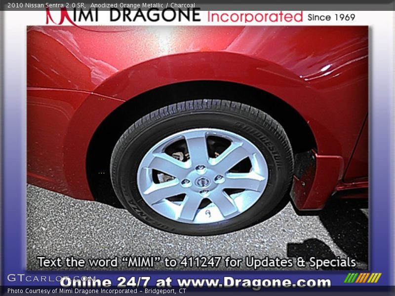 Anodized Orange Metallic / Charcoal 2010 Nissan Sentra 2.0 SR