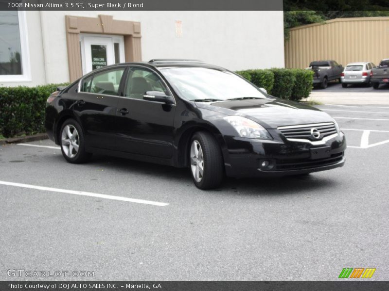 Super Black / Blond 2008 Nissan Altima 3.5 SE