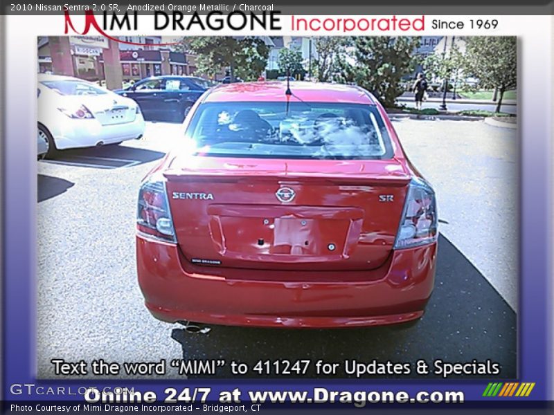 Anodized Orange Metallic / Charcoal 2010 Nissan Sentra 2.0 SR