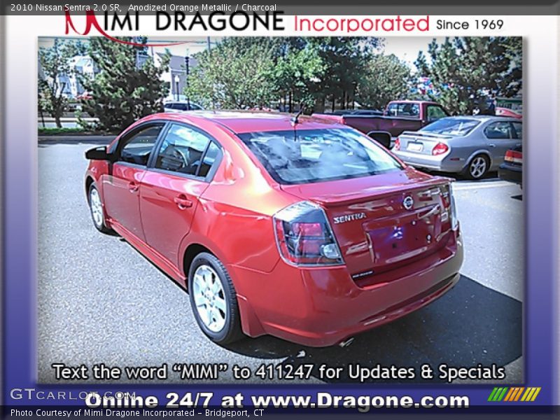 Anodized Orange Metallic / Charcoal 2010 Nissan Sentra 2.0 SR