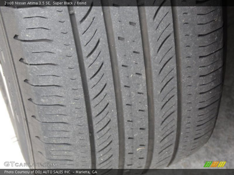 Super Black / Blond 2008 Nissan Altima 3.5 SE