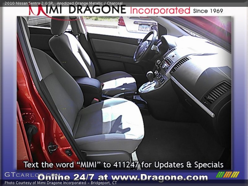 Anodized Orange Metallic / Charcoal 2010 Nissan Sentra 2.0 SR