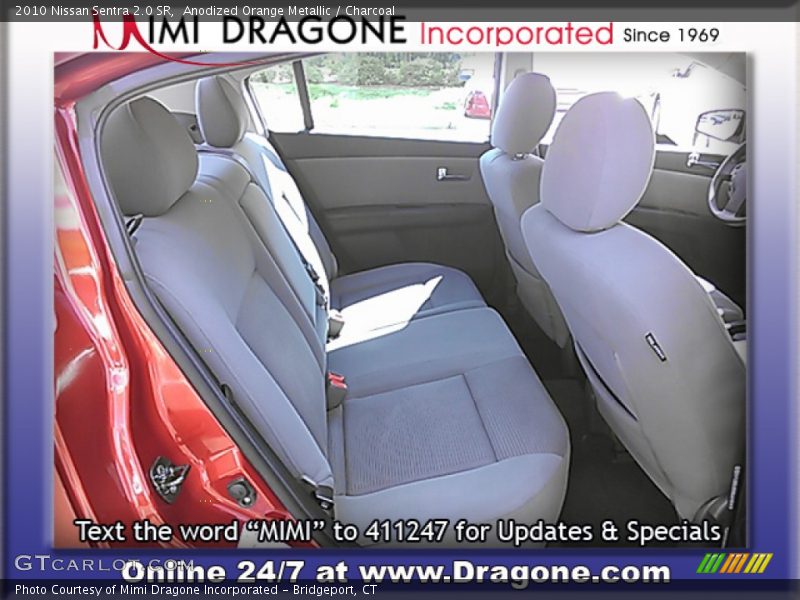 Anodized Orange Metallic / Charcoal 2010 Nissan Sentra 2.0 SR