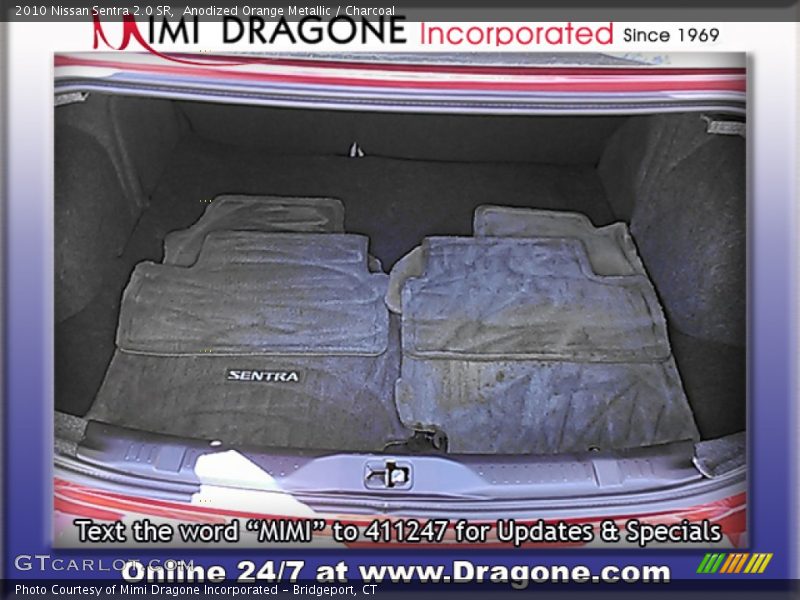 Anodized Orange Metallic / Charcoal 2010 Nissan Sentra 2.0 SR