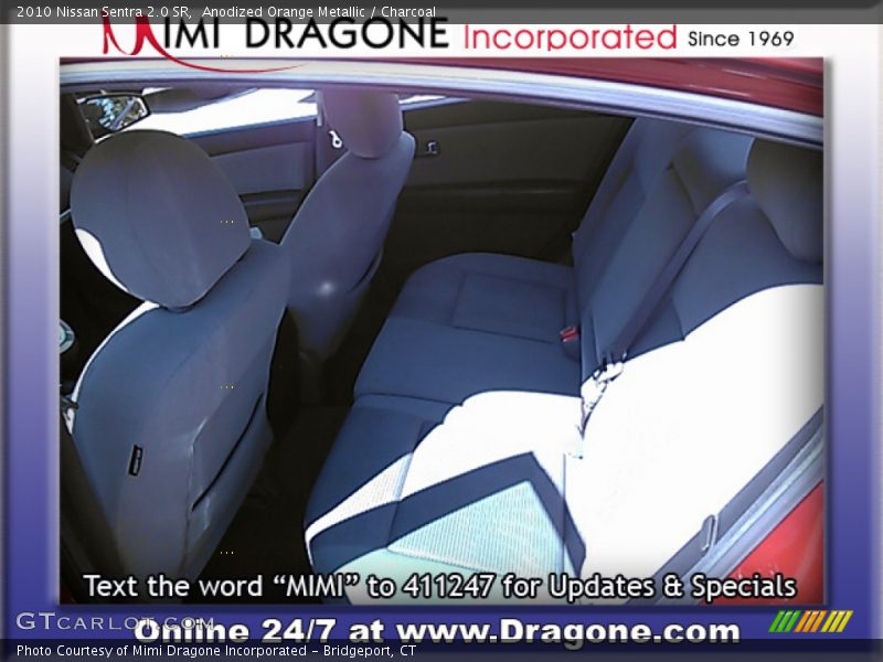 Anodized Orange Metallic / Charcoal 2010 Nissan Sentra 2.0 SR