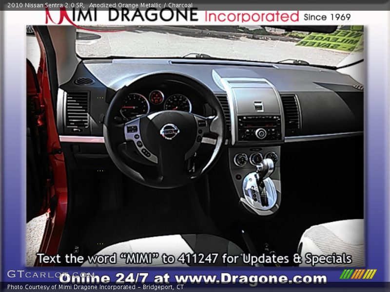 Anodized Orange Metallic / Charcoal 2010 Nissan Sentra 2.0 SR