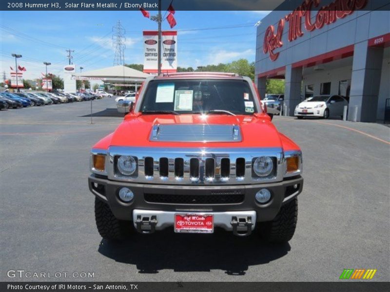 Solar Flare Metallic / Ebony Black 2008 Hummer H3