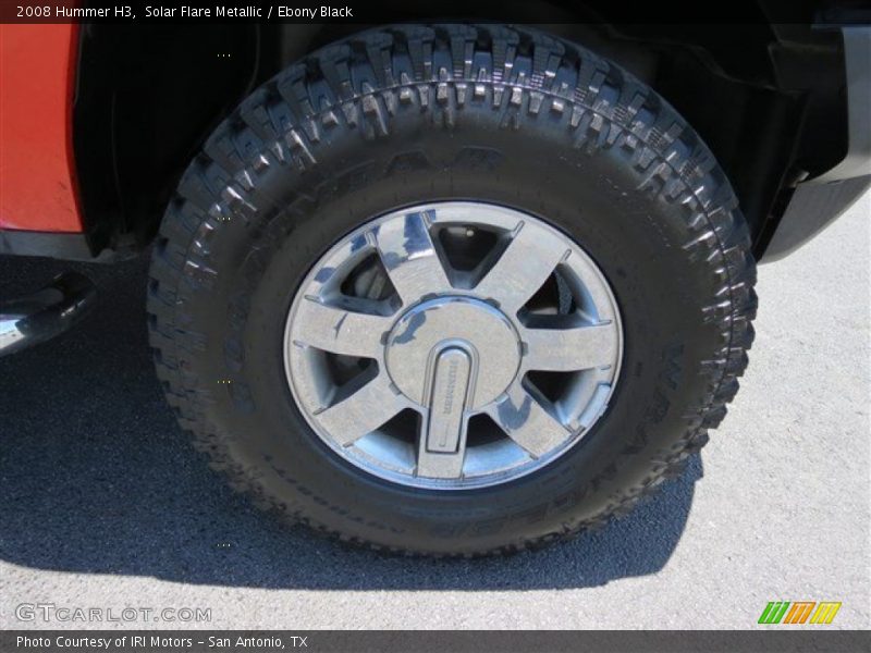 Solar Flare Metallic / Ebony Black 2008 Hummer H3