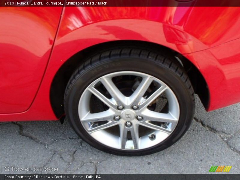 Chilipepper Red / Black 2010 Hyundai Elantra Touring SE