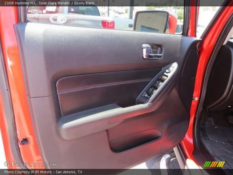 Solar Flare Metallic / Ebony Black 2008 Hummer H3