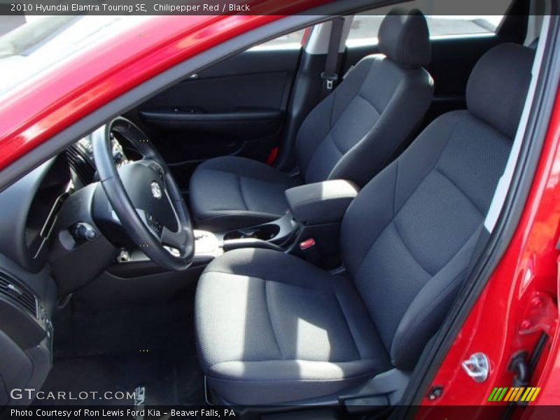 Chilipepper Red / Black 2010 Hyundai Elantra Touring SE
