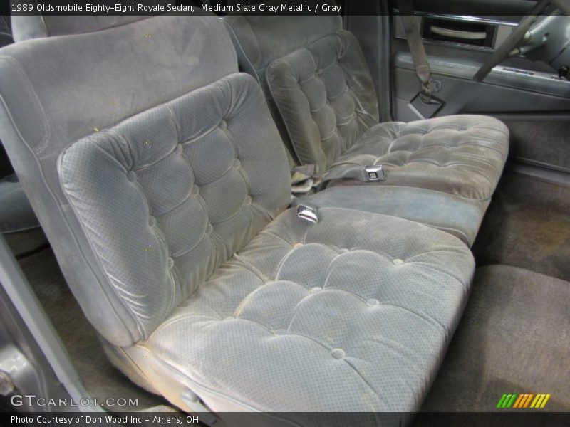 Medium Slate Gray Metallic / Gray 1989 Oldsmobile Eighty-Eight Royale Sedan