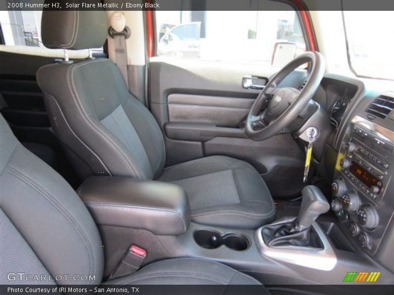 Solar Flare Metallic / Ebony Black 2008 Hummer H3