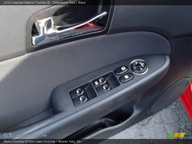 Chilipepper Red / Black 2010 Hyundai Elantra Touring SE