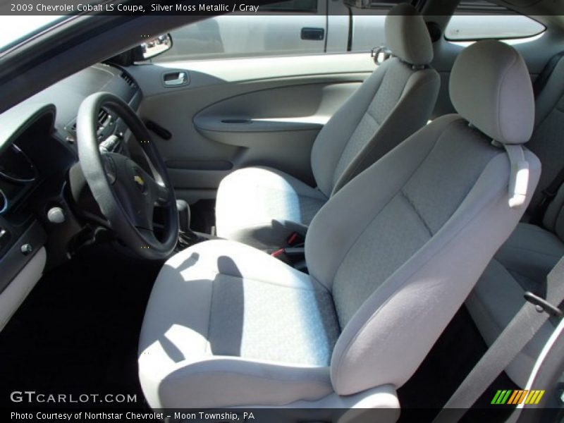 Silver Moss Metallic / Gray 2009 Chevrolet Cobalt LS Coupe