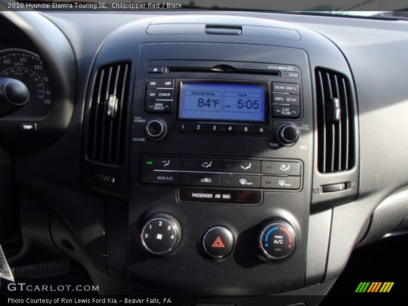 Chilipepper Red / Black 2010 Hyundai Elantra Touring SE