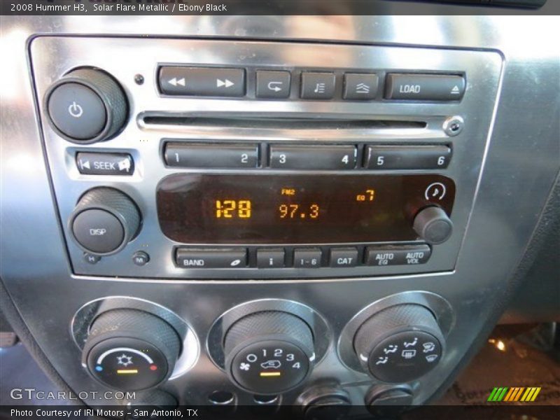 Solar Flare Metallic / Ebony Black 2008 Hummer H3