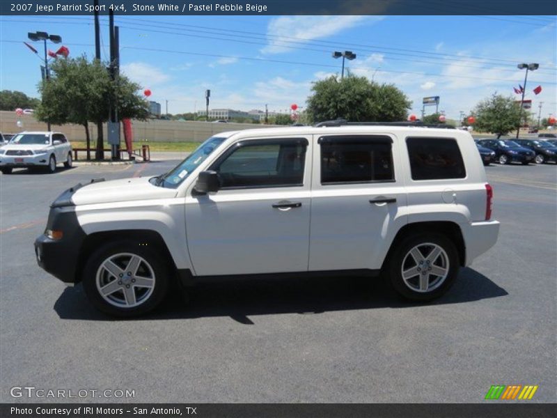Stone White / Pastel Pebble Beige 2007 Jeep Patriot Sport 4x4