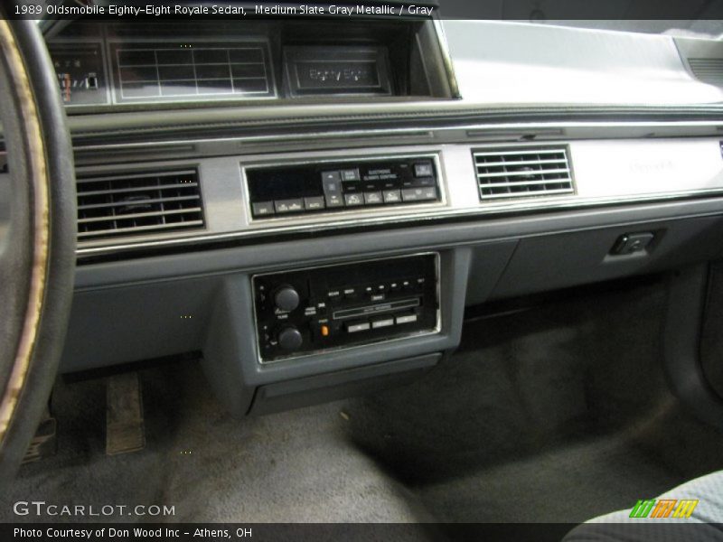 Medium Slate Gray Metallic / Gray 1989 Oldsmobile Eighty-Eight Royale Sedan