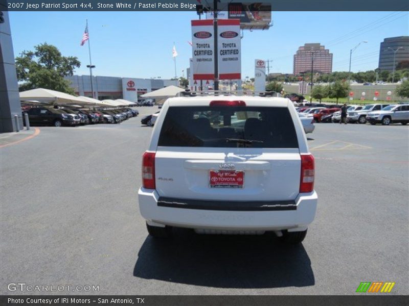 Stone White / Pastel Pebble Beige 2007 Jeep Patriot Sport 4x4