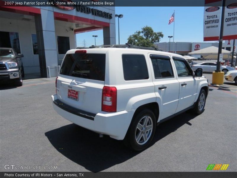 Stone White / Pastel Pebble Beige 2007 Jeep Patriot Sport 4x4