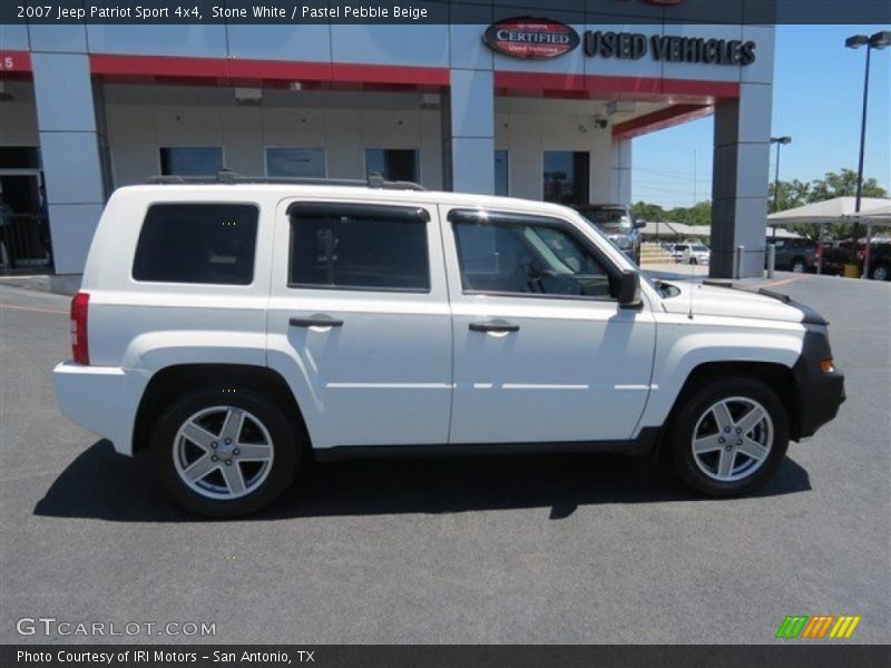 Stone White / Pastel Pebble Beige 2007 Jeep Patriot Sport 4x4