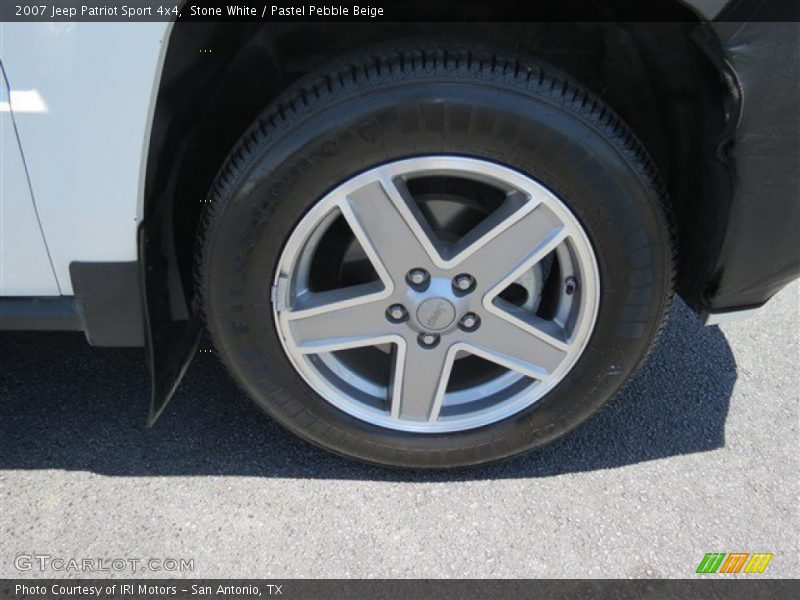 Stone White / Pastel Pebble Beige 2007 Jeep Patriot Sport 4x4