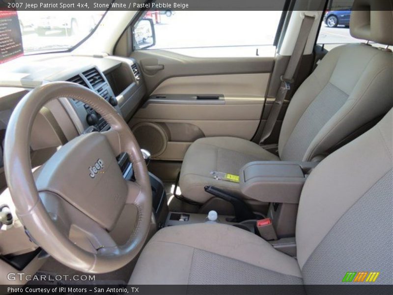 Stone White / Pastel Pebble Beige 2007 Jeep Patriot Sport 4x4