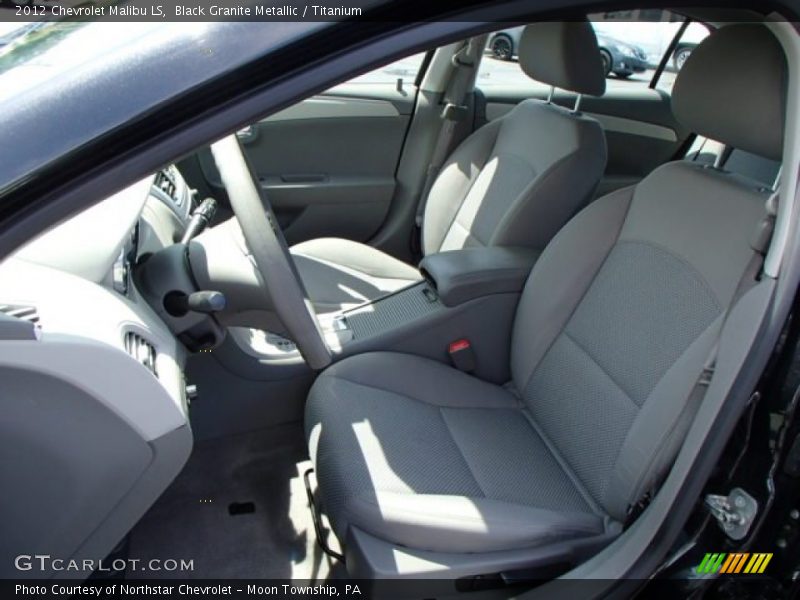 Black Granite Metallic / Titanium 2012 Chevrolet Malibu LS