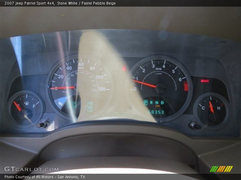 Stone White / Pastel Pebble Beige 2007 Jeep Patriot Sport 4x4