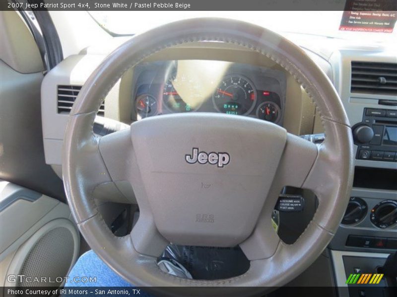 Stone White / Pastel Pebble Beige 2007 Jeep Patriot Sport 4x4