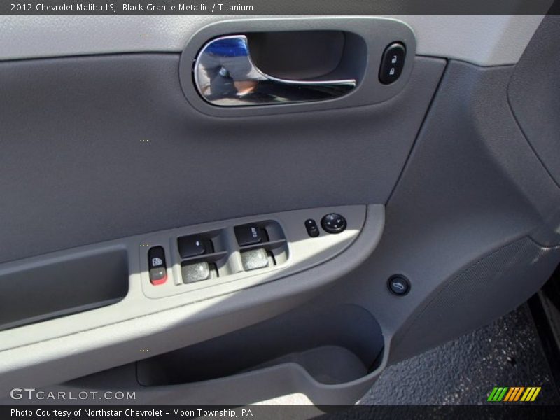 Black Granite Metallic / Titanium 2012 Chevrolet Malibu LS