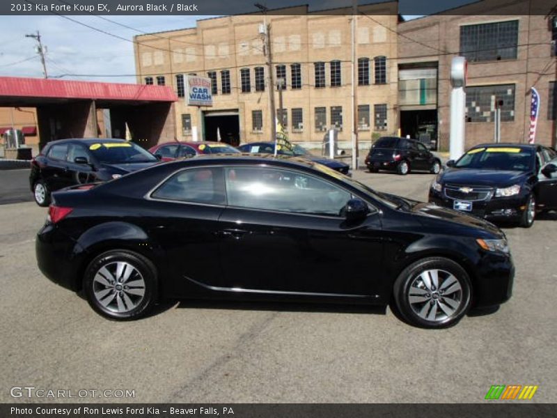 Aurora Black / Black 2013 Kia Forte Koup EX