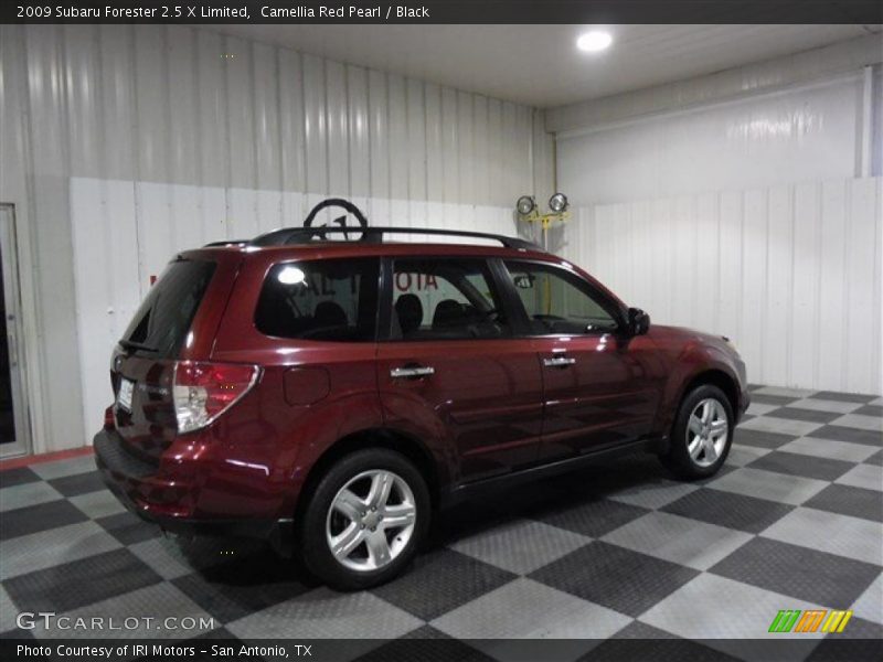 Camellia Red Pearl / Black 2009 Subaru Forester 2.5 X Limited