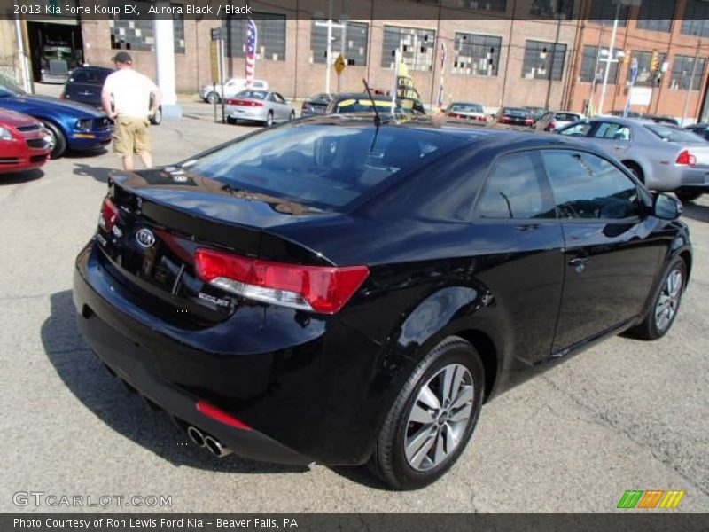 Aurora Black / Black 2013 Kia Forte Koup EX