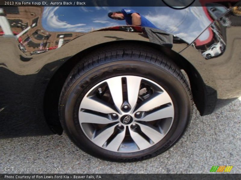 Aurora Black / Black 2013 Kia Forte Koup EX