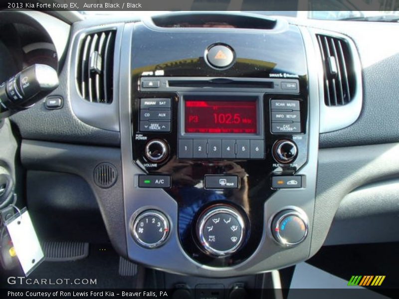 Aurora Black / Black 2013 Kia Forte Koup EX