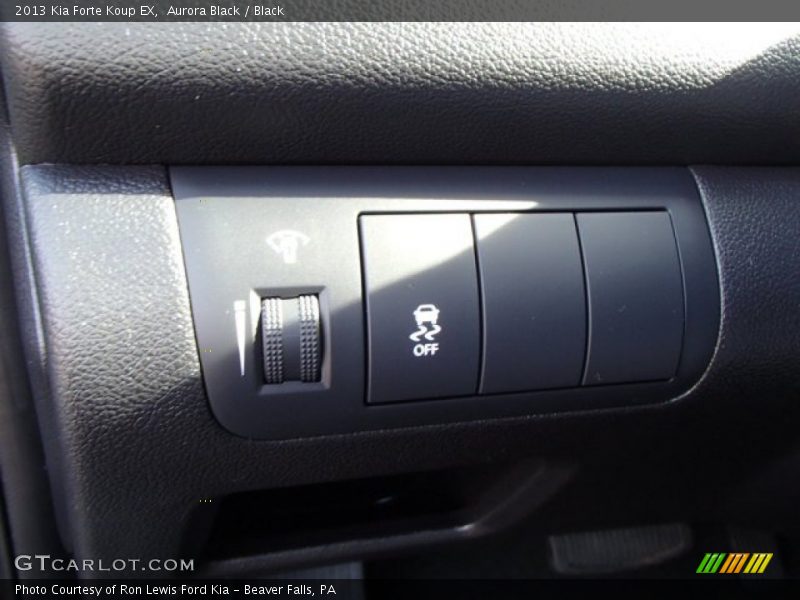 Aurora Black / Black 2013 Kia Forte Koup EX