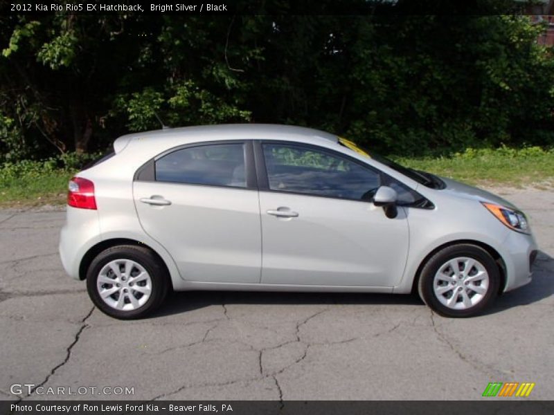 Bright Silver / Black 2012 Kia Rio Rio5 EX Hatchback