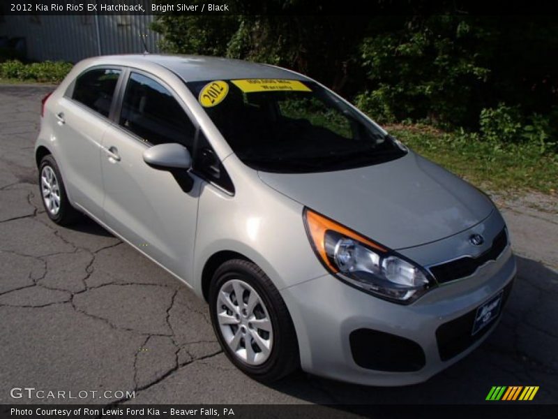 Bright Silver / Black 2012 Kia Rio Rio5 EX Hatchback