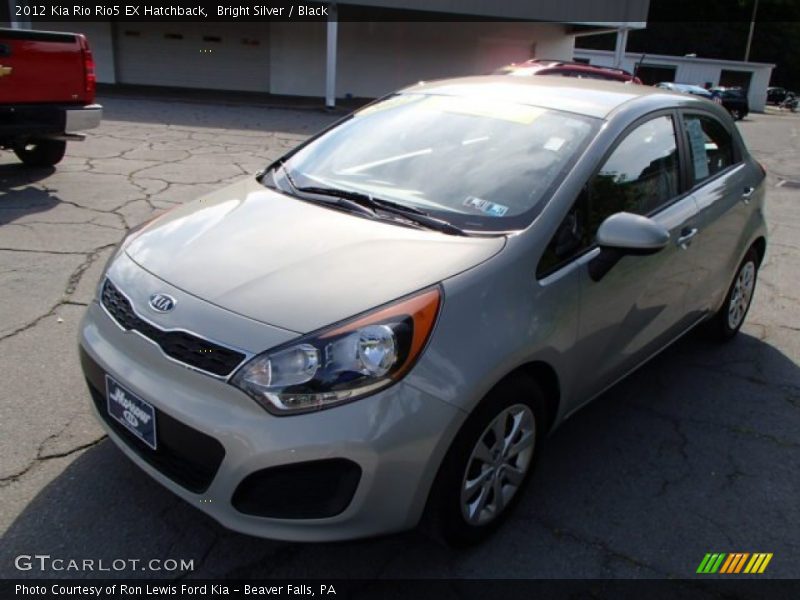 Bright Silver / Black 2012 Kia Rio Rio5 EX Hatchback