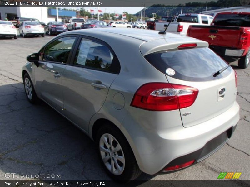 Bright Silver / Black 2012 Kia Rio Rio5 EX Hatchback