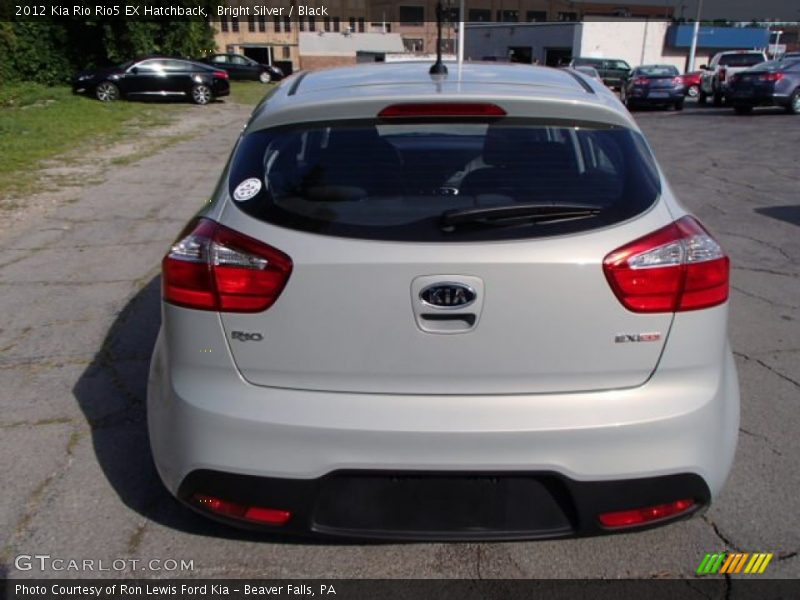 Bright Silver / Black 2012 Kia Rio Rio5 EX Hatchback