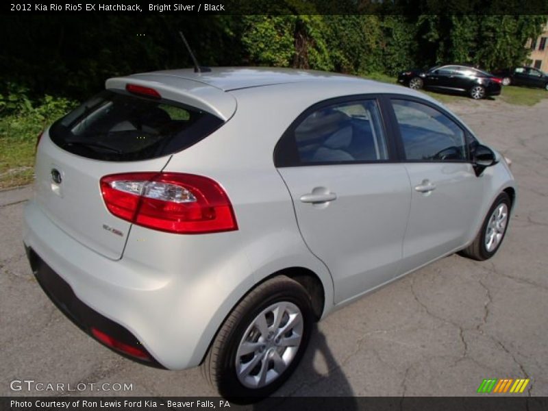 Bright Silver / Black 2012 Kia Rio Rio5 EX Hatchback