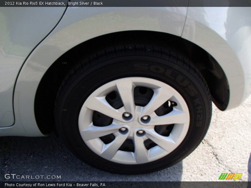 Bright Silver / Black 2012 Kia Rio Rio5 EX Hatchback
