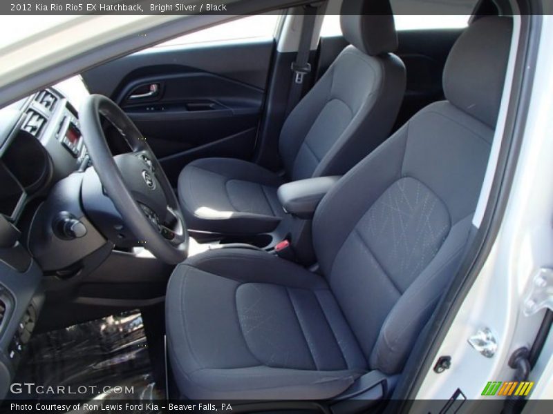 Bright Silver / Black 2012 Kia Rio Rio5 EX Hatchback