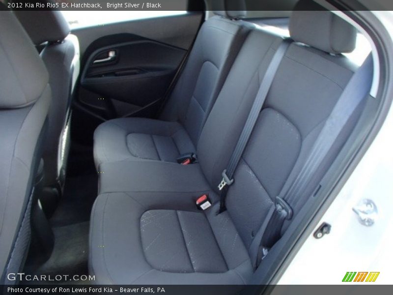 Bright Silver / Black 2012 Kia Rio Rio5 EX Hatchback